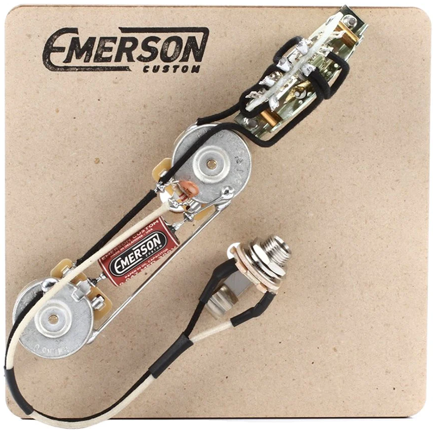 Emerson Custom Prewired Kit Telecaster 4-Way 250K Pots