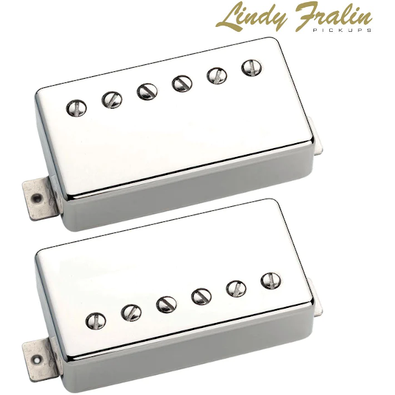 Lindy Fralin Pure P.A.F. Humbucker Pickups Set - Nickel Covers