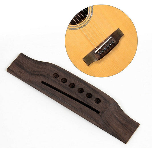 DR Parts Rosewood Acoustic Guitar Bridge Replacement