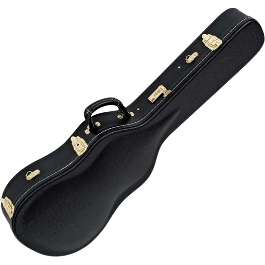 V-Case CNB Electric Guitar Hard Case Les Paul Shape Black Gold HC2007