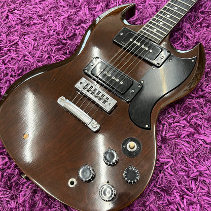 1975 Greco SG Walnut (Rare Custom Ordered P90s) (w/ OHSC)