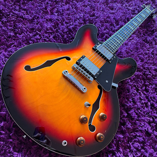 Artist Brownburst58 X Limited Edition Semi-Hollow Electric Guitar