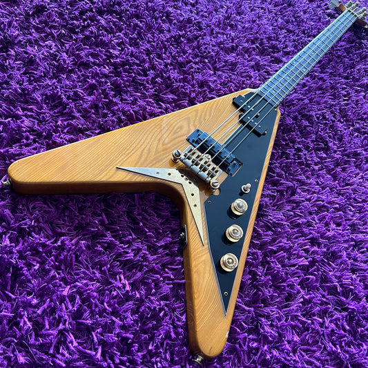 1977 Greco FVB-900 Flying V Bass (w/ OHSC) (MIJ)