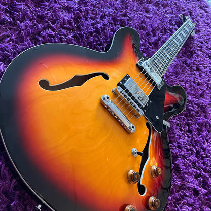 Artist Brownburst58 X Limited Edition Semi-Hollow Electric Guitar