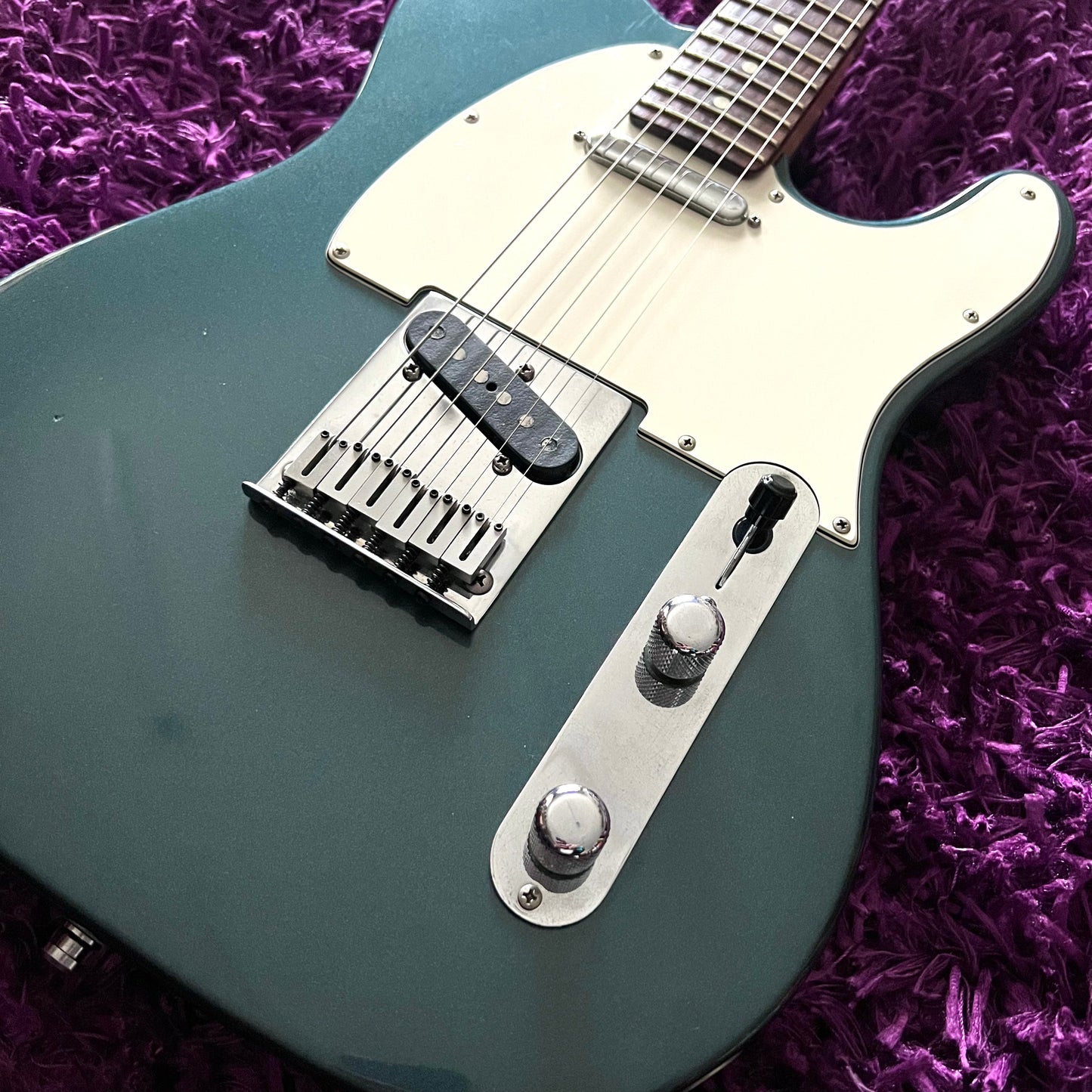 1991 Fender American Standard Telecaster Gun Metal Blue (w/ OHSC)