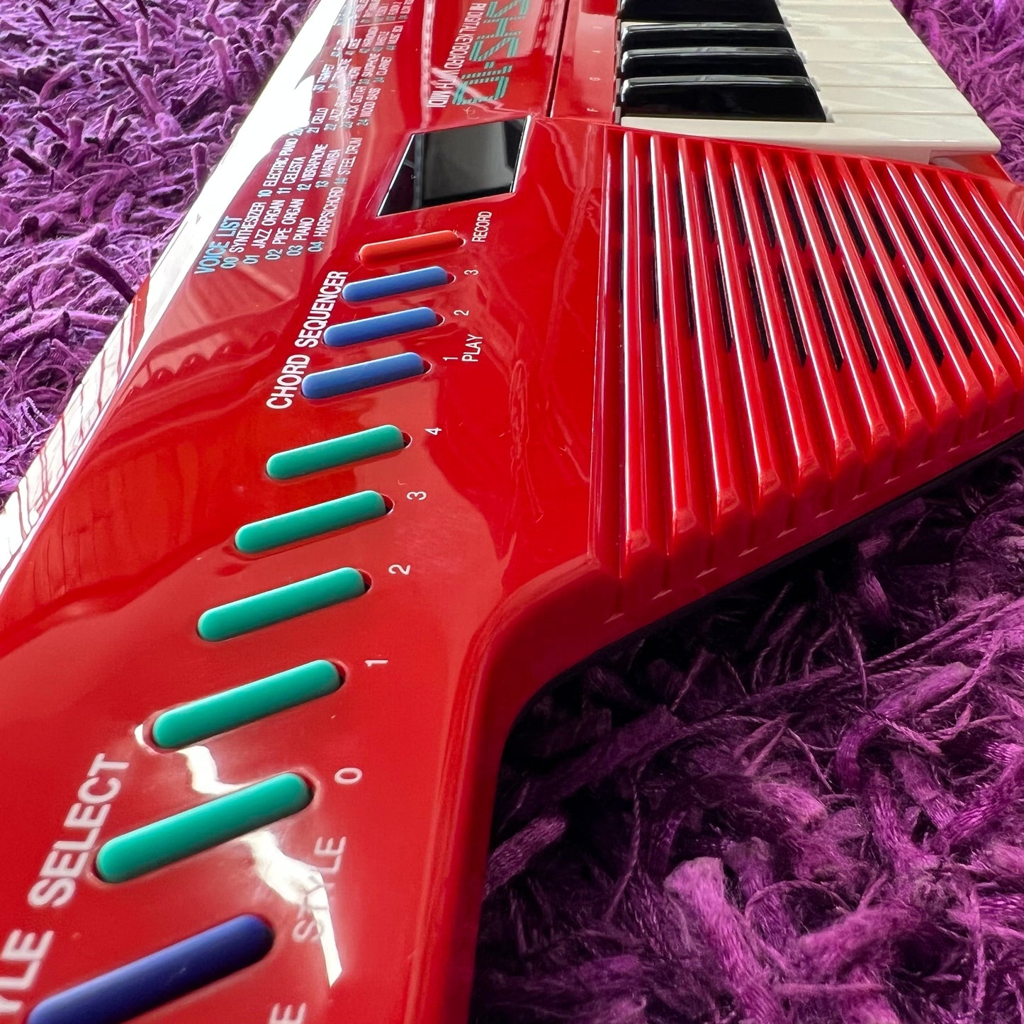 Yamaha SHS-10 Keytar Red (Made in Japan) (Original Box + Case Candy)