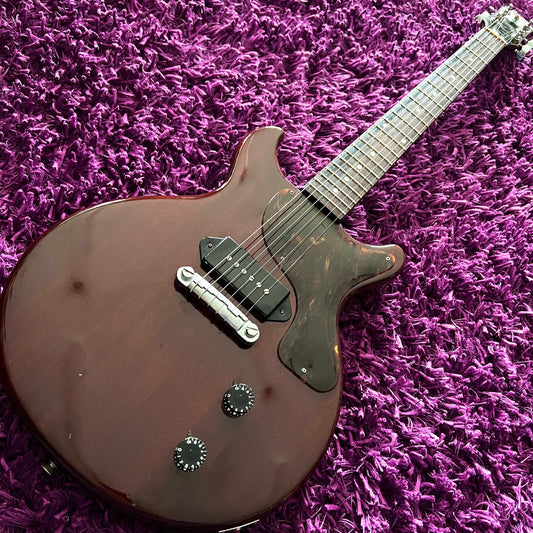 1975 Greco TV-500 LP Junior Style Double Cut Wine Red