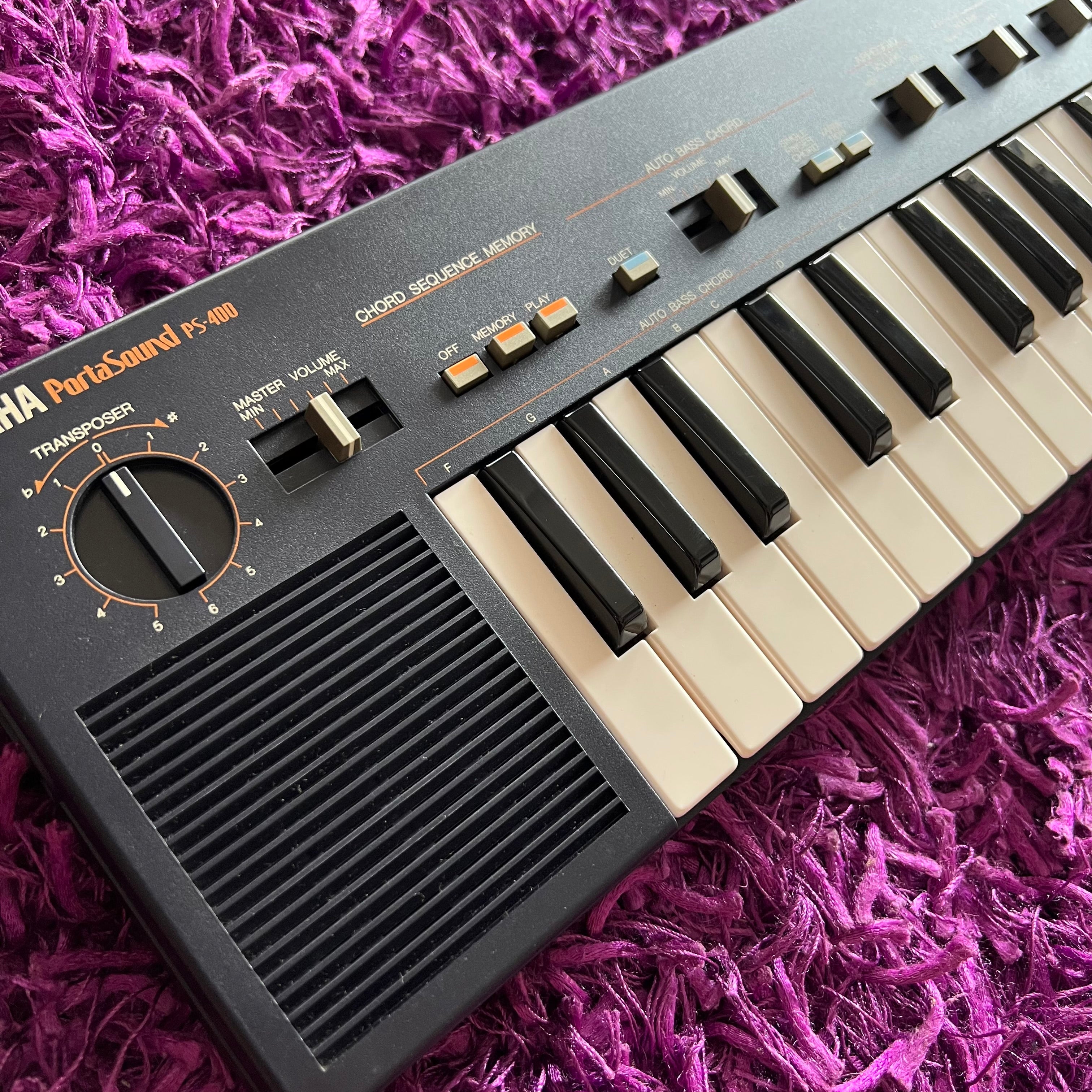 Yamaha PS-400 PortaSound Retro FM Synthesizer (Matching