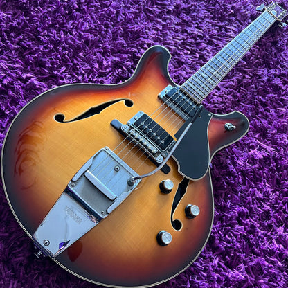 1967 Yamaha SA-50 Hollow Body 3 Tone Sunburst (w/ OHSC + Candy)