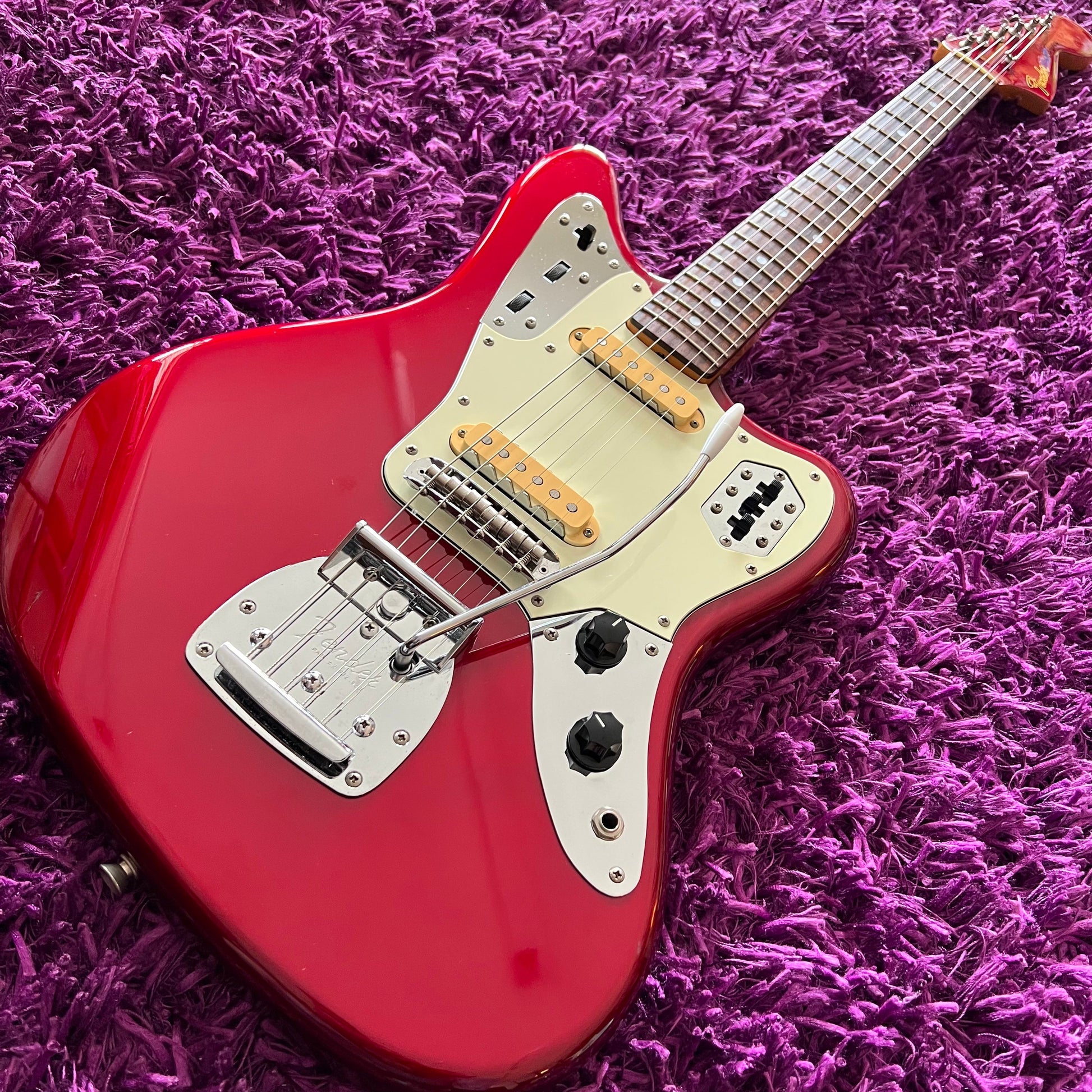 Fender Jaguar JG-66-85 Candy Apple Red (Matching Headstock) (MIJ Fender Jaguar JG-66-85 Candy Apple Red (Matching Headstock) (MIJ