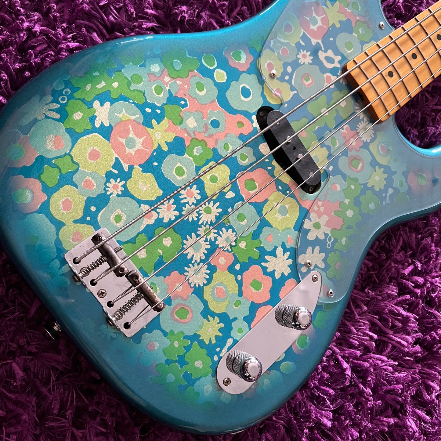 2002-2004 Fender '54 Reissue Precision Bass Blue Flower (CIJ)