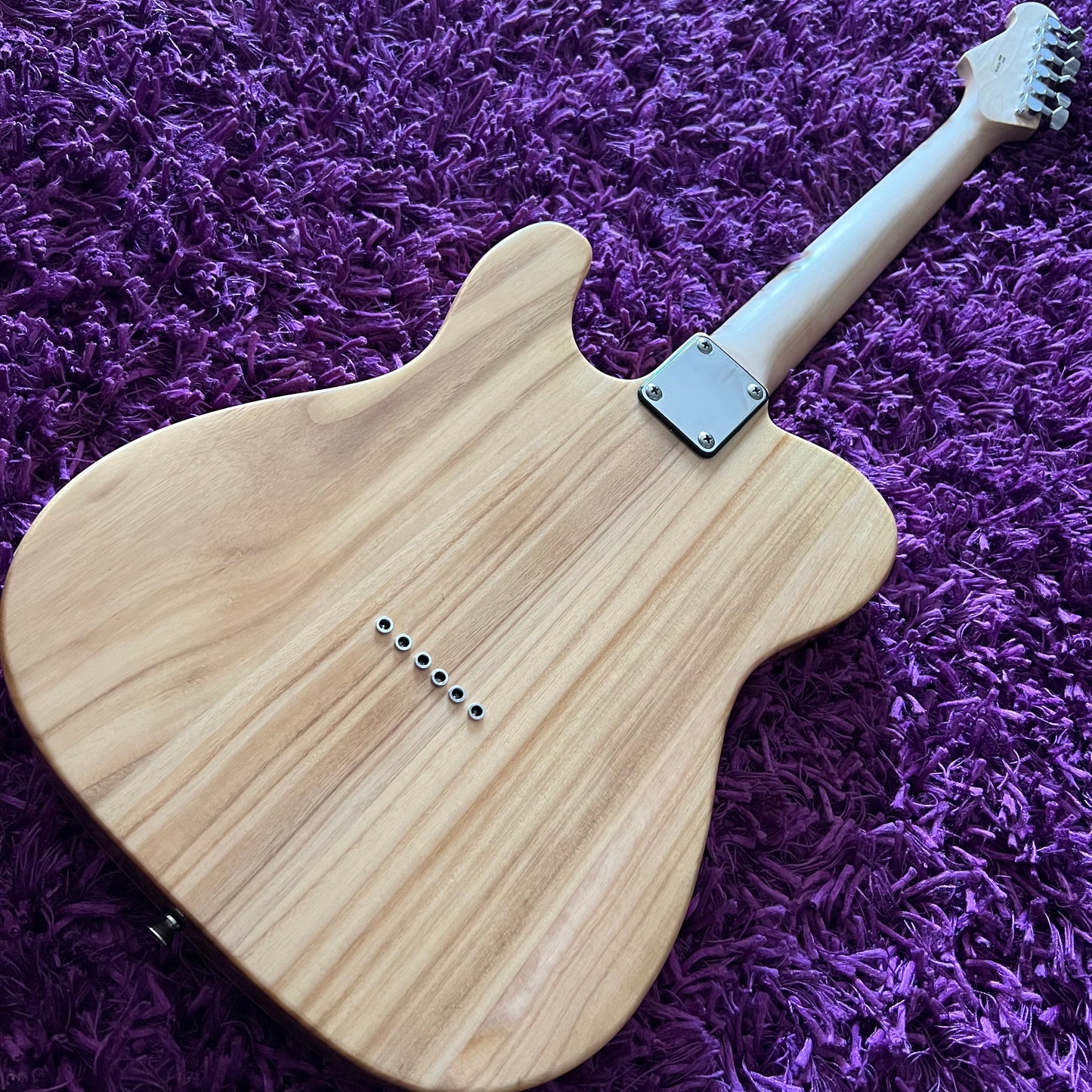 Haze Semi-Hollow Body Electric Guitar, Natural Flame Maple