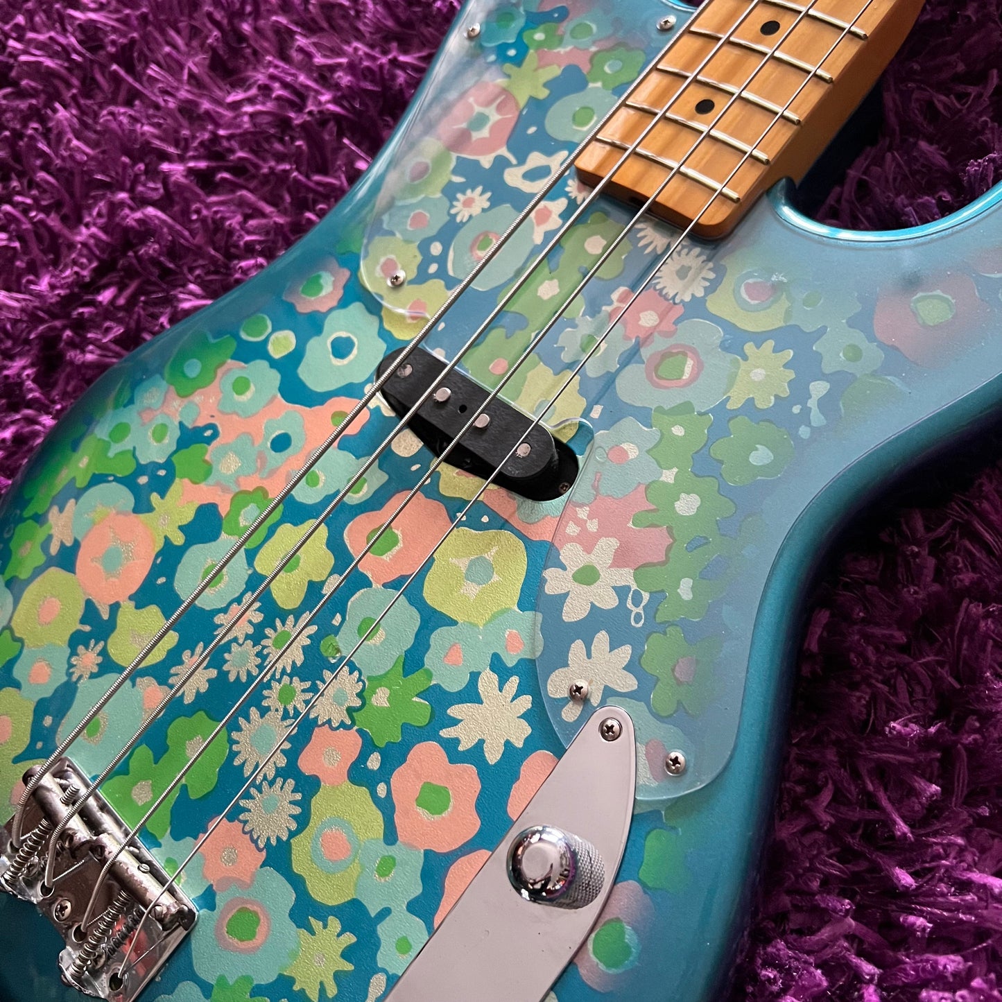 2002-2004 Fender '54 Reissue Precision Bass Blue Flower (CIJ)