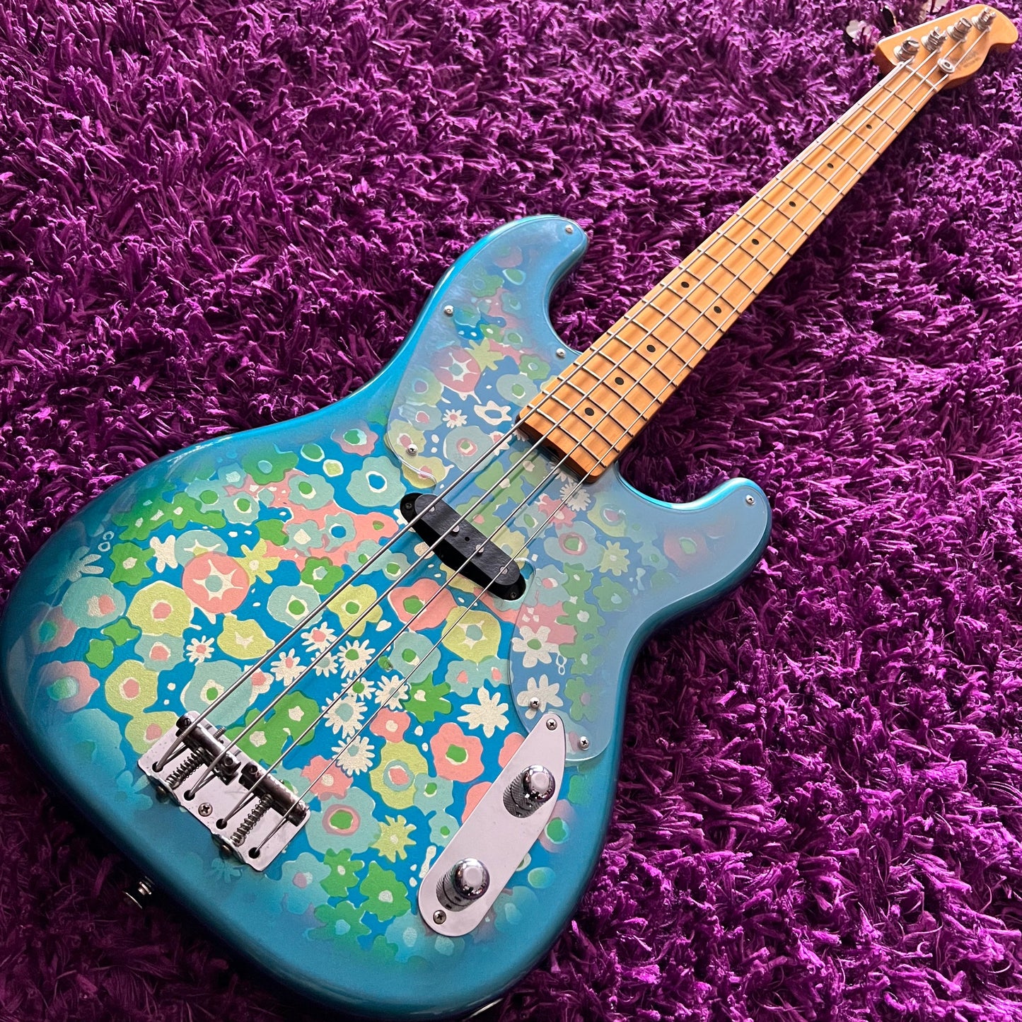 2002-2004 Fender '54 Reissue Precision Bass Blue Flower (CIJ)