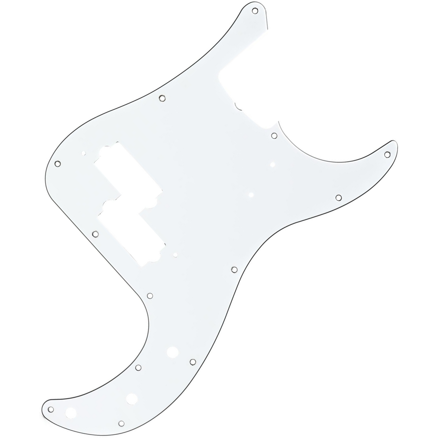 Custom Eagle Scratchplate Pickguard Precision Bass Guitar PB Style 3 Ply White/Black/White